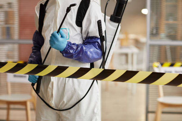Professional Biohazard Cleanup technician working in Kenilworth, NJ